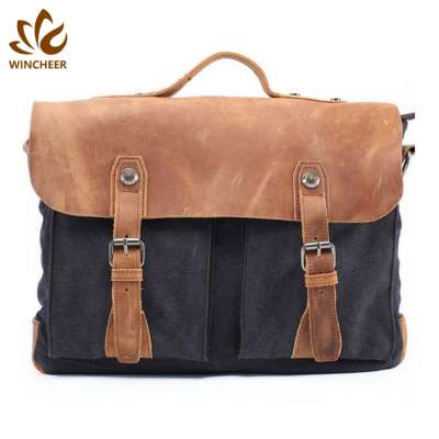 Wholesale low price canvas mens bags office messenger bag for men